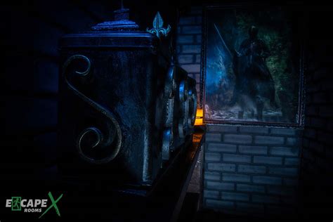 mafia heist escape room|The Curse of the Black Knight — EscapeX Rooms.